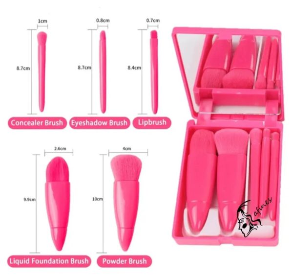 SET DE BROCHAS(5PCS) C/ESPEJO
AF50356 - Imagen 2