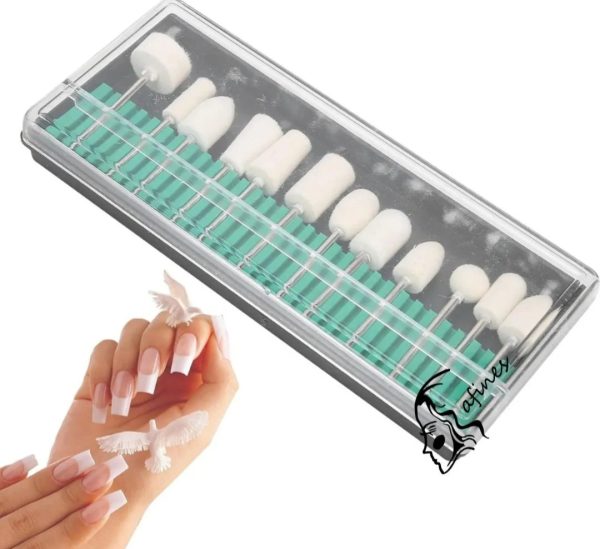 SET DE FRESAS (12PCS) P/MANICURA AF50284