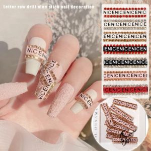 TIRITA DE STRASS C/ADHESIVO  P/UÑAS AF50598