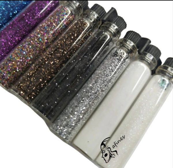 GLITTER P/UÑAS (12PC) AF50801 - Imagen 4