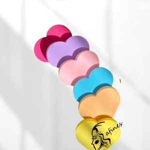 SET DE ESPONJAS FORMA CORAZÓN(8PCS) AF50679
