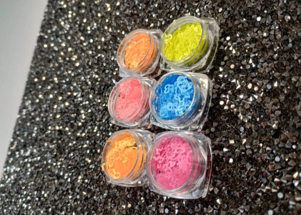 CLITTER P/DECO DE UÑAS (6PCS) AF50436