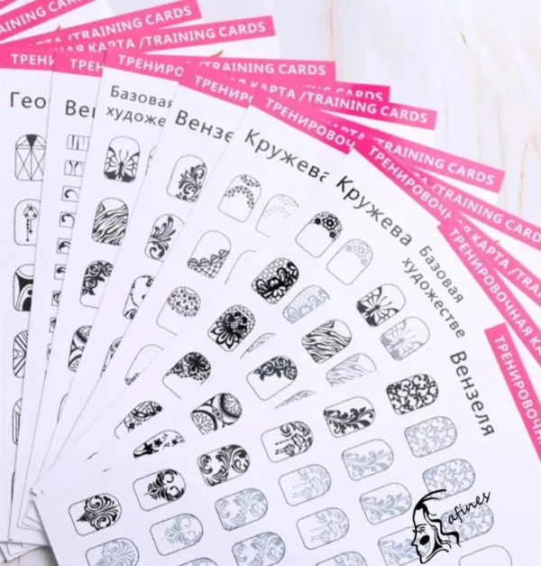 CUADERNO DE PRACTICA P/ NAIL ART AF50851 - Imagen 5
