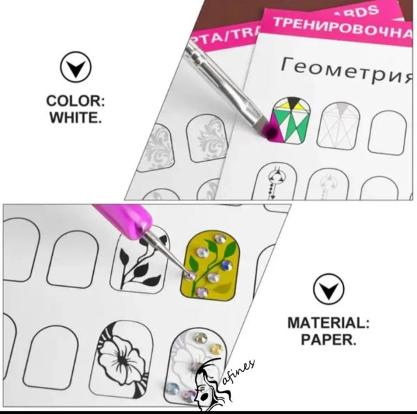 CUADERNO DE PRACTICA P/ NAIL ART AF50851 - Imagen 3