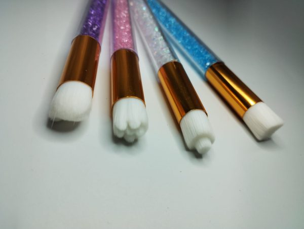 SET DE BROCHAS C/STRASS  (4PCS)  MULTIUSOS AF50410 - Imagen 3
